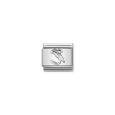 Nomination Composable Classic MONUMENTS RELIEF acciaio e argento 925 (18_Italien)